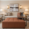 St. Eustatius - Anise Upholstered Ottoman | Architectural Fabrics