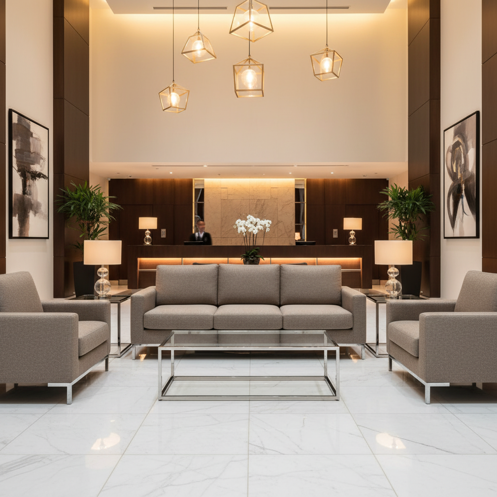 Maya Riviera - Latte Upholstered Sofa | Architectural Fabrics