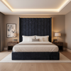 Turf Bay - Cobalt Upholstered Headboard | Architectural Fabrics