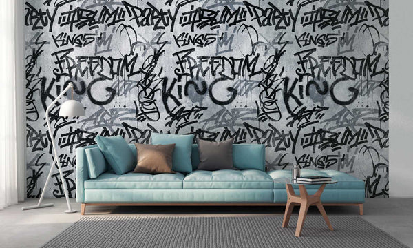 Livingwalls Design Panel the Wall Light Gray Wallcovering | AS Creation