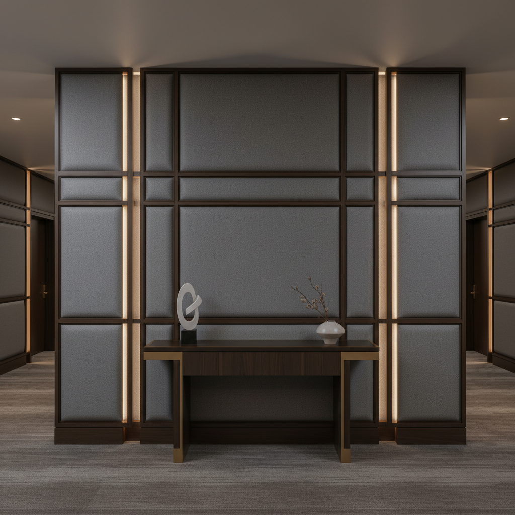 Nassau Gold - Dusk Upholstered Wall Panel | Architectural Fabrics