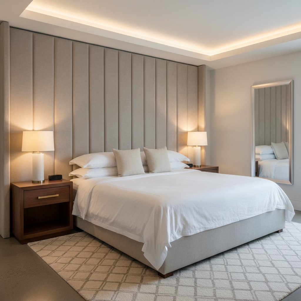 Kralendijk - Parch Upholstered Headboard | Architectural Fabrics