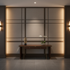 Smooth Matte Texture Muted Taupe Upholstered Wall Panel | Architectural Fabrics
