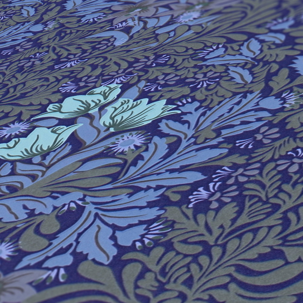 Art of Eden Blue Wallcovering | AS Creation