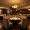 Bedford Champagne Upholstered Banquette | Architectural Fabrics