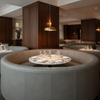 Maho Bay - Mineral Upholstered Banquette | Architectural Fabrics