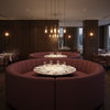 Soper Hole - Cardinal Upholstered Banquette | Architectural Fabrics