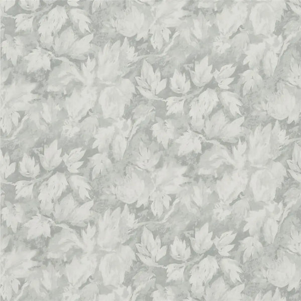 Fresco Leaf Silver Wallpaper | Designers Guild Europe