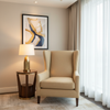Peter Island - Sand Upholstered Chair | Architectural Fabrics