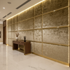 Crushed Velvet Texture Olive Bronze Upholstered Wall Panel | Architectural Fabrics