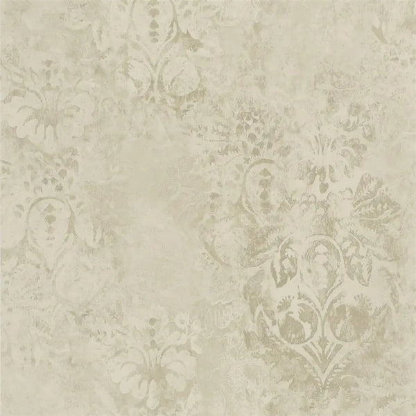 Gessetto Damask Linen Wallpaper | Designers Guild Europe