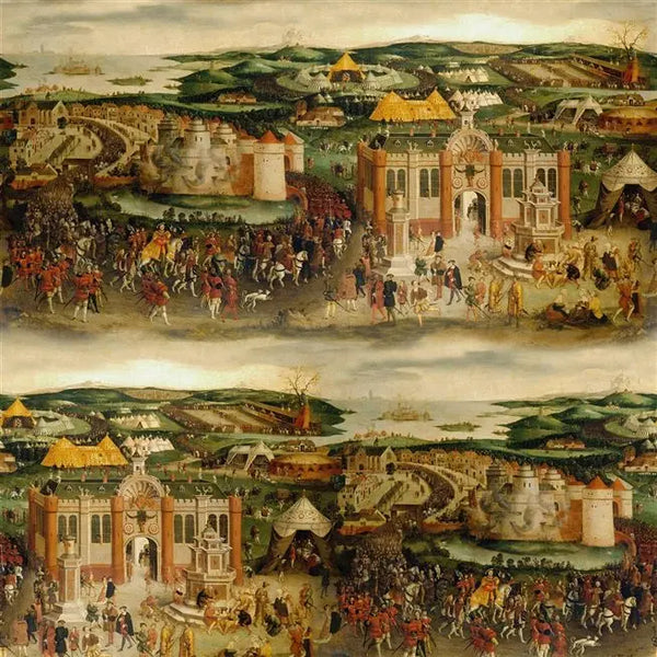 Cloth of Gold Panel (3m) Peridot Wallpaper | Designers Guild Europe