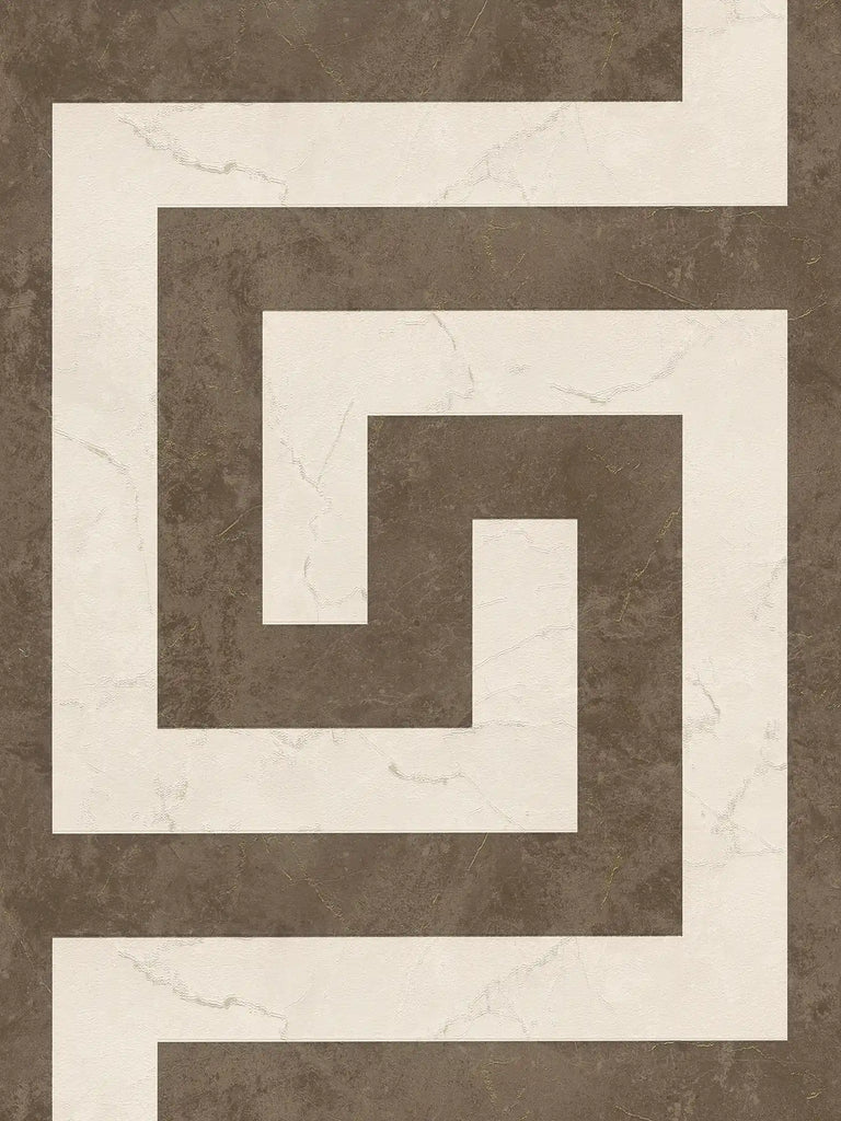 Greek Brown Cream Versace Wallcovering