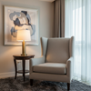 Pinnacle Rock - Stone Upholstered Chair | Architectural Fabrics