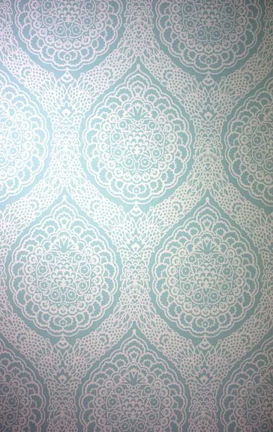 Rosalia Damask, Colorway 03 Wallcoverings | Osborne & Little