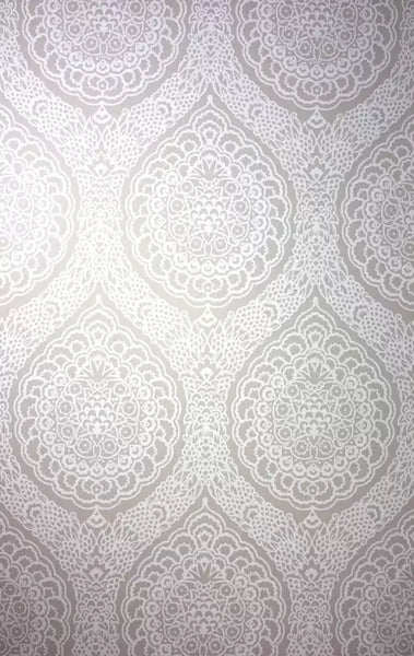 Rosalia Mid Scale Damask  Wallpaper | Osborne & Little Europe