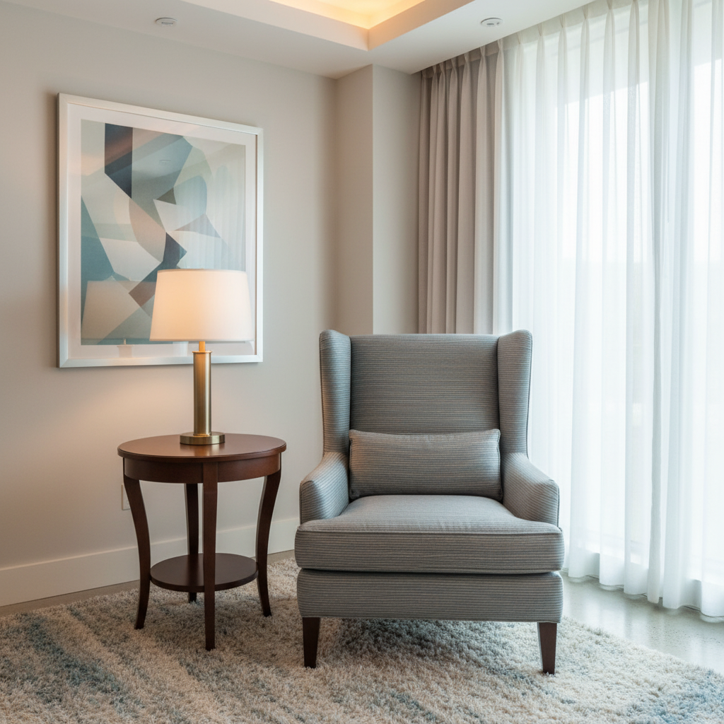 Storm Bay - Twilight Upholstered Chair | Architectural Fabrics