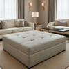 Storm Bay - Chablis Upholstered Ottoman | Architectural Fabrics
