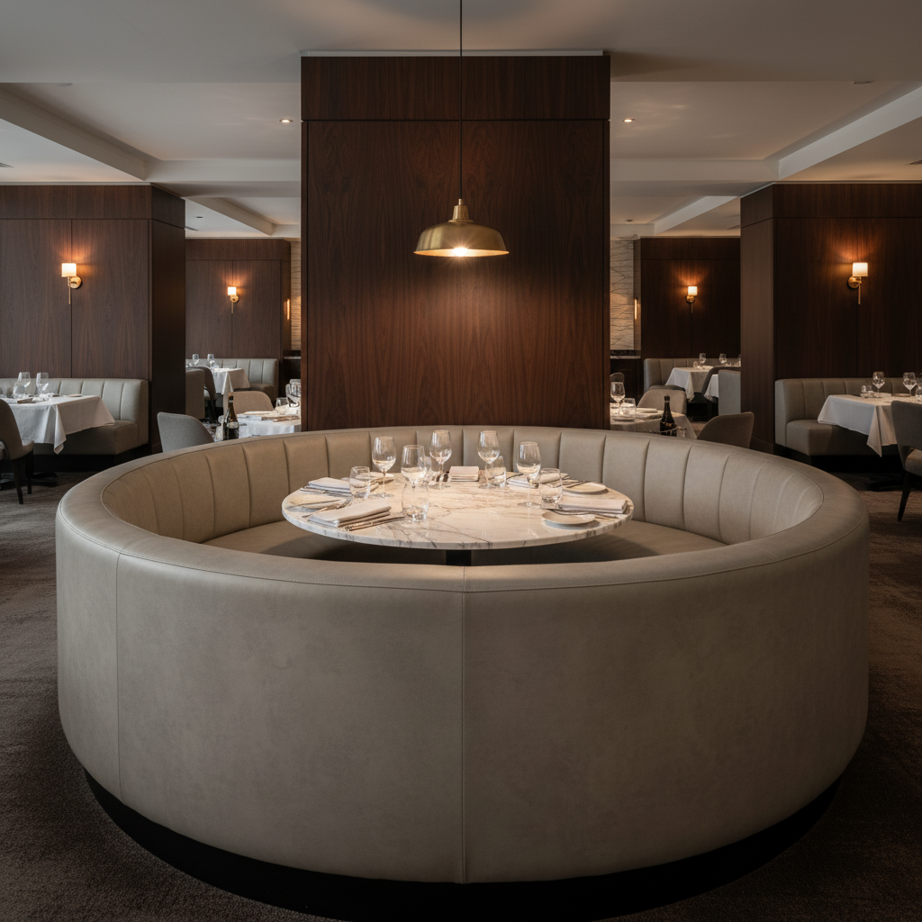 Maho Bay - Moat Upholstered Banquette | Architectural Fabrics