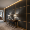 Snake Cay - Ebony Upholstered Wall Panel | Architectural Fabrics