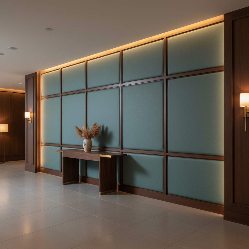 Savannah Bay - Holly Upholstered Wall Panel | Architectural Fabrics