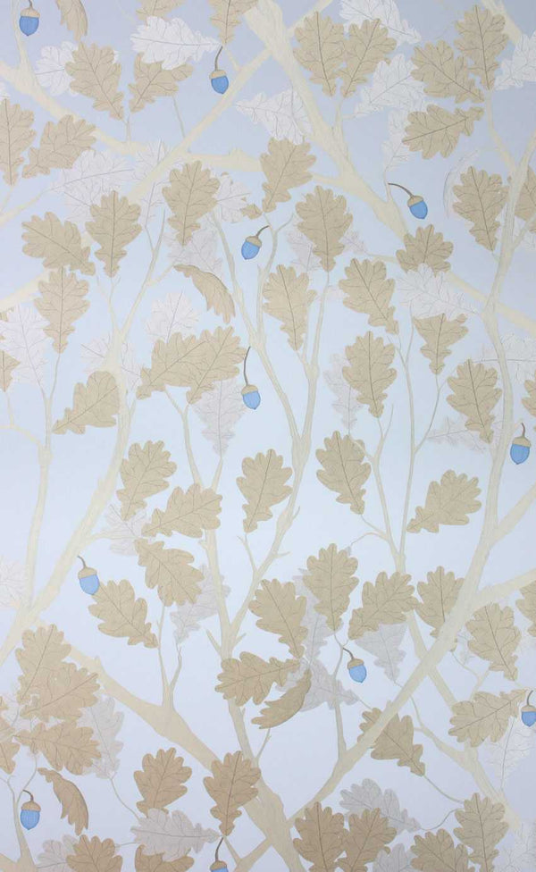 Feuille de Chêne, Colorway 02 Wallcoverings | Osborne & Little