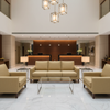 Woven Textile Texture Soft Gold Upholstered Sofa | Architectural Fabrics