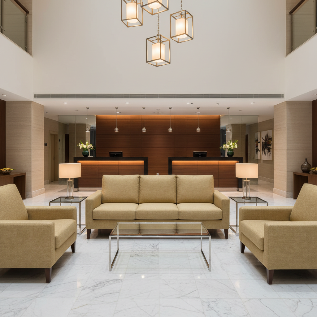 Woven Textile Texture Soft Gold Upholstered Sofa | Architectural Fabrics