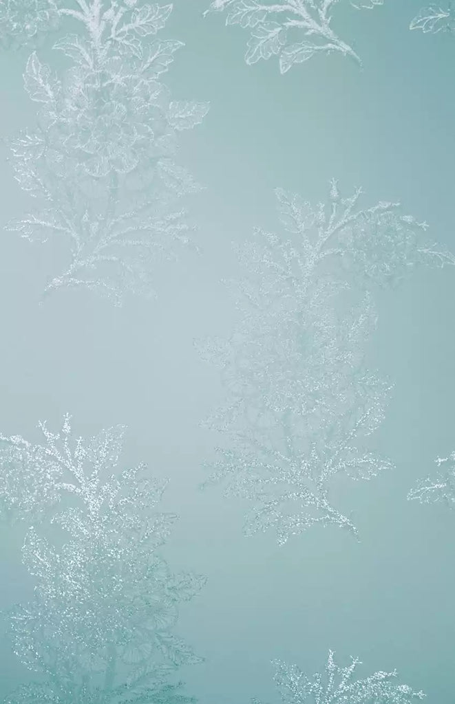 Ajoure Floral Holographic Branch Blue | Osborne & Little Europe