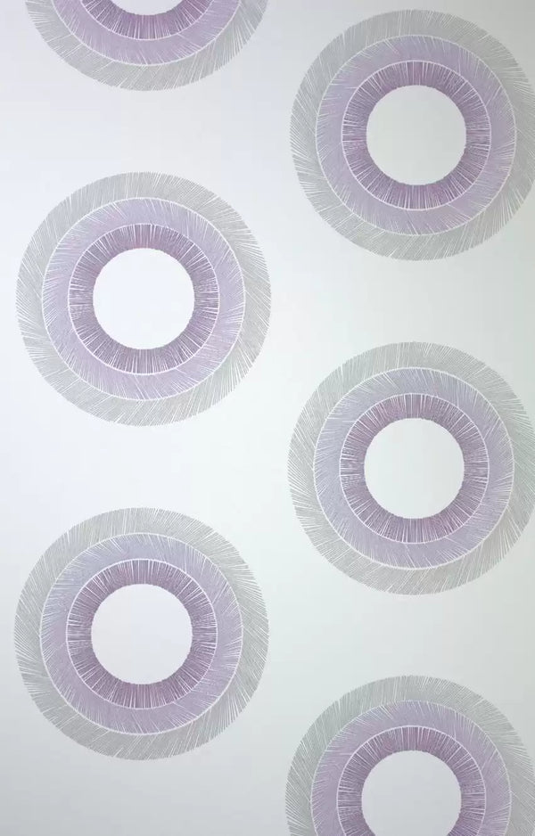 Parure Metallic Circles Purple | Osborne & Little Europe