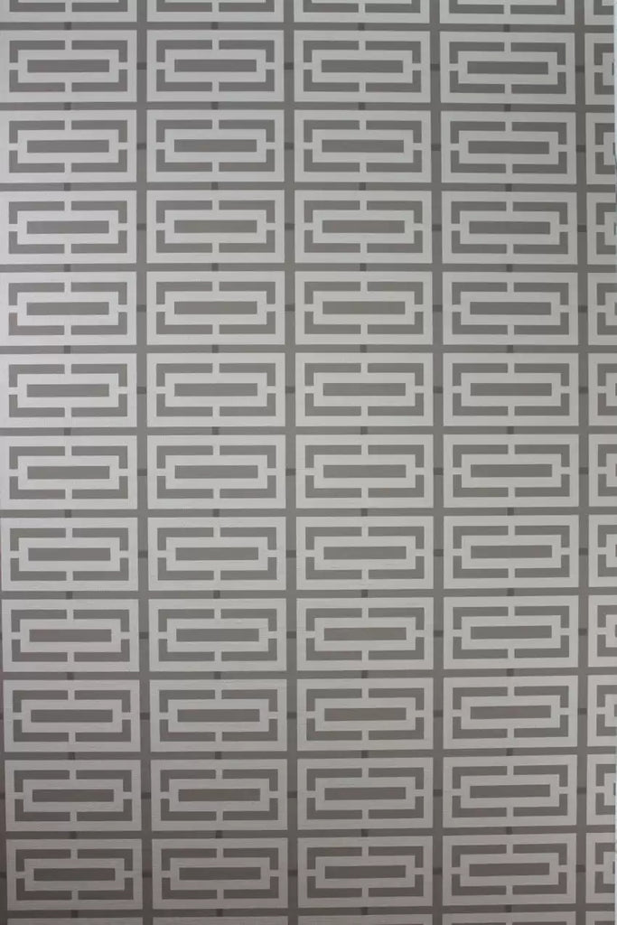 Kikko Trellis Vinyl  Wallpaper | Osborne & Little Europe