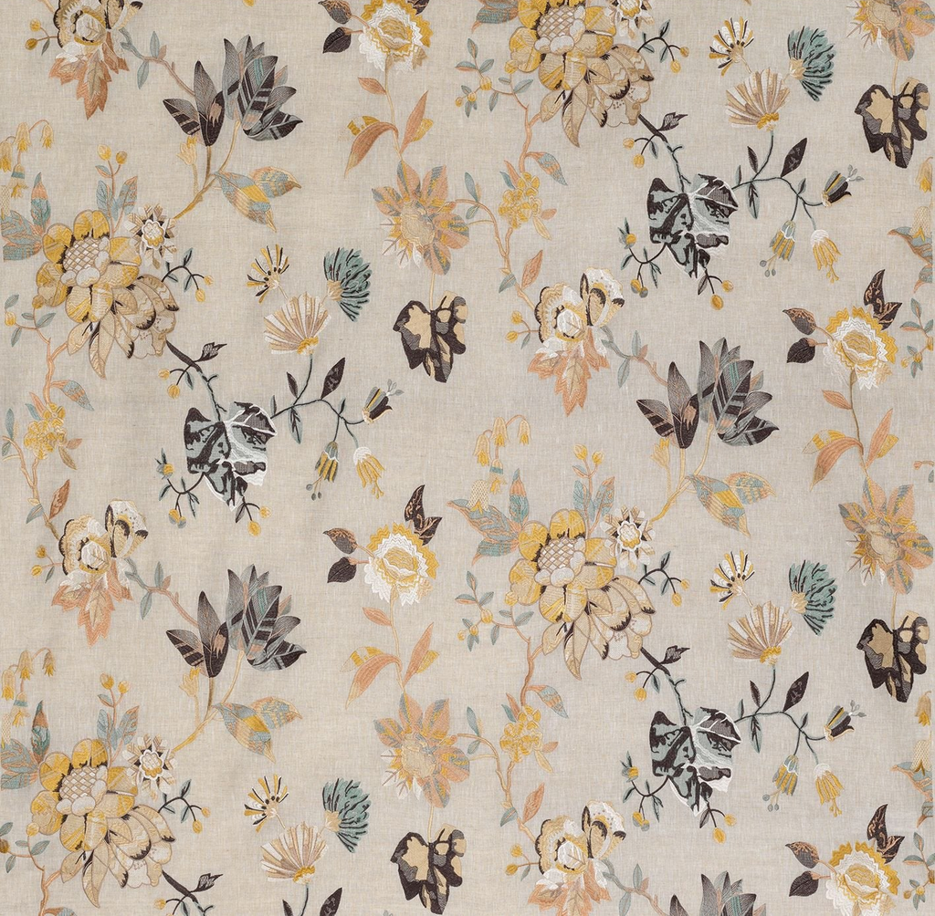 DWCY-900257 Nina Campbell Fabric Warm Neutral designer-wallcoverings-los-angeles