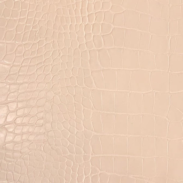 Le Embossed Croc Vista | Vegan Leather |  Warm Cream
