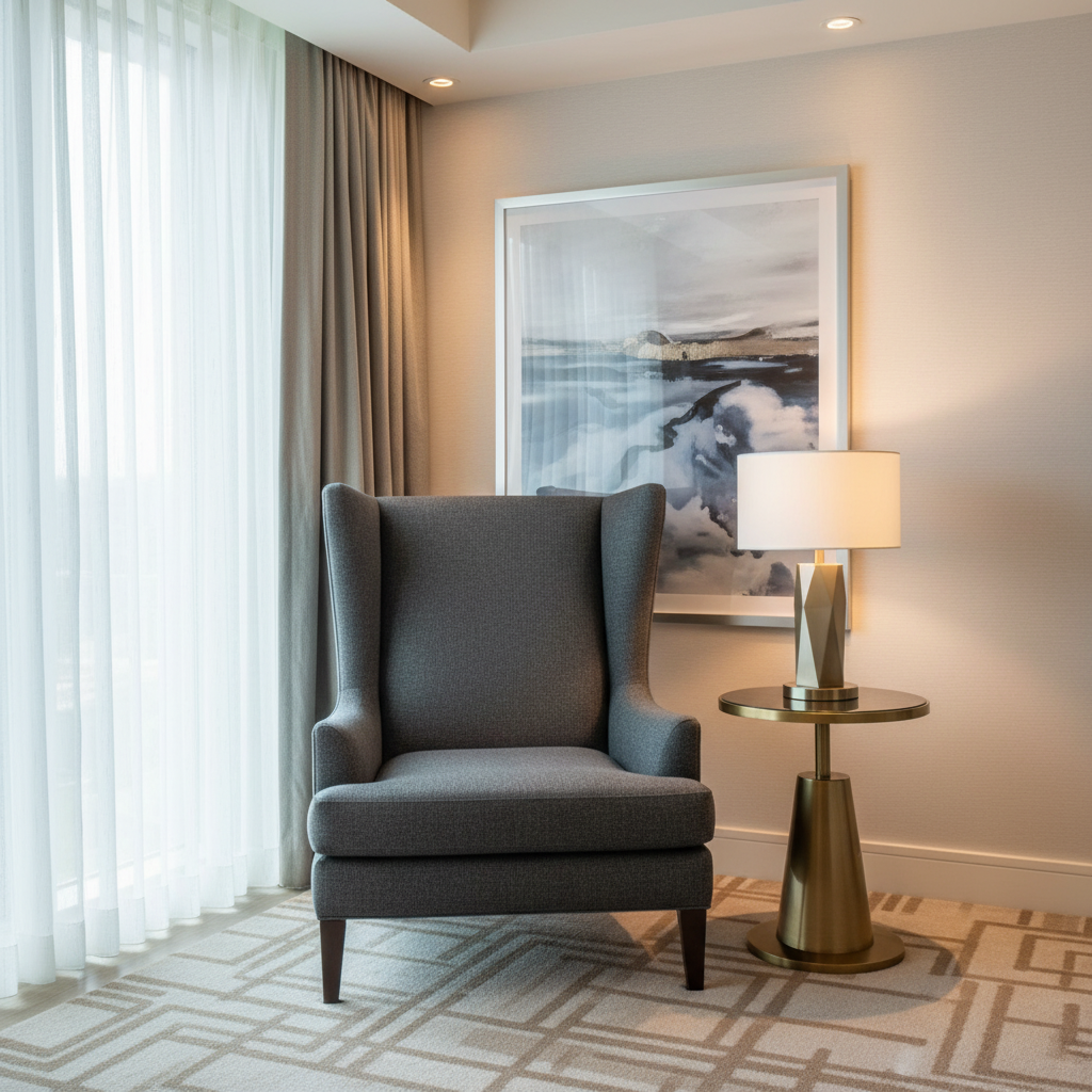 Aire Pebbled - Ironwood Breathable Polyurethane Upholstered Chair | Architectural Fabrics