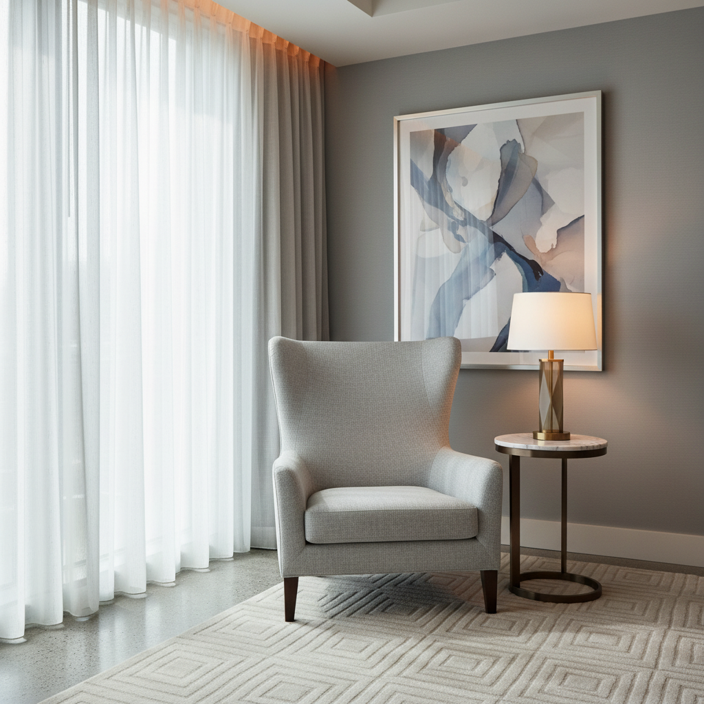 Nassau Gold - Silver Upholstered Chair | Architectural Fabrics