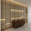 Linen Island - Moonlit Upholstered Wall Panel | Architectural Fabrics