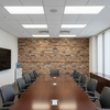 Vomera Faux Burnt Brick | Hollywood Wallcoverings - Conference Room commercial room setting