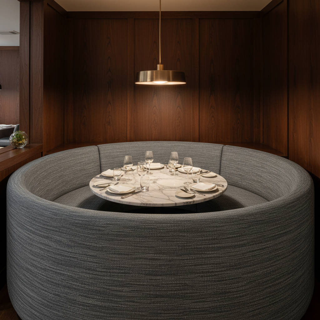 Azores - Azores Tekloom Performance Upholstered Banquette | Architectural Fabrics