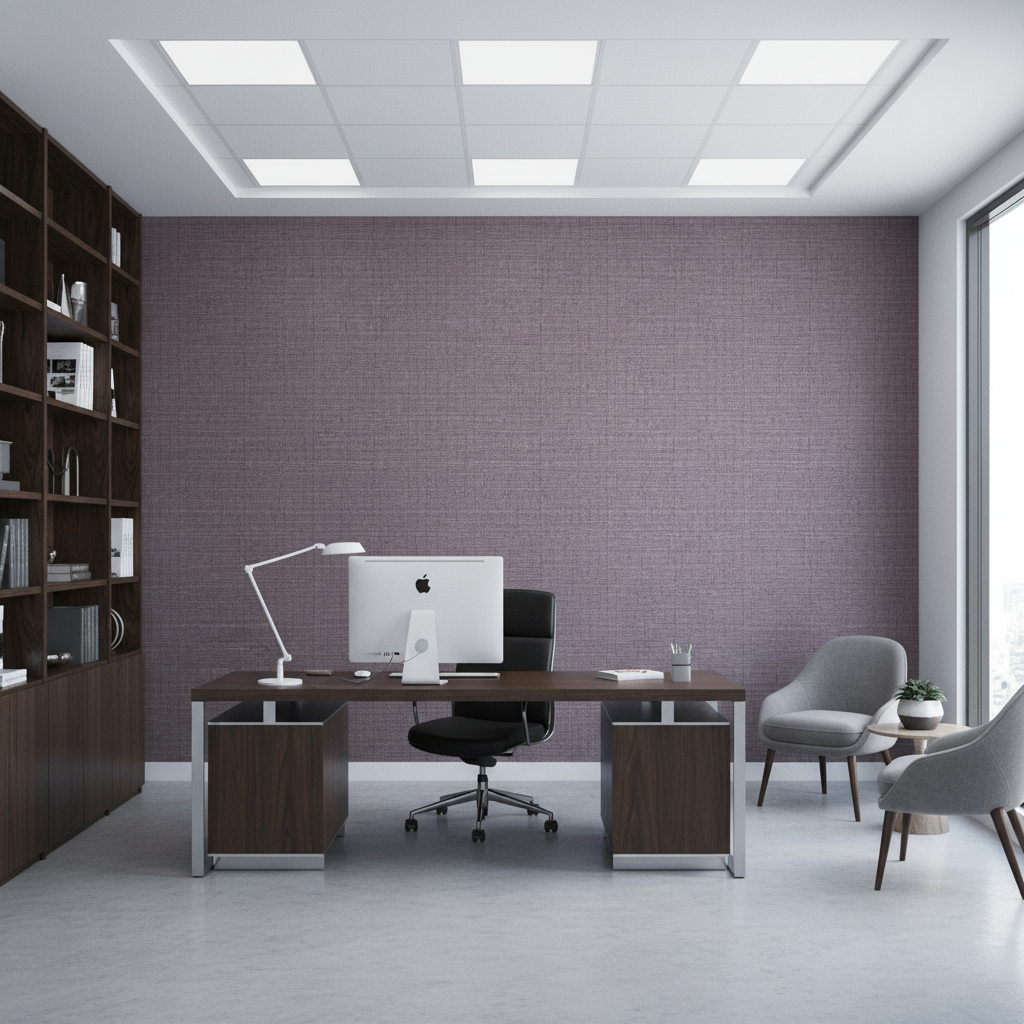 Barnard Type II Vinyl | Hollywood Wallcoverings - Corporate Office commercial room setting