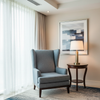 Rattan Bay - Asteroid Upholstered Chair | Architectural Fabrics