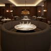 Rincon - Pepper Upholstered Banquette | Architectural Fabrics