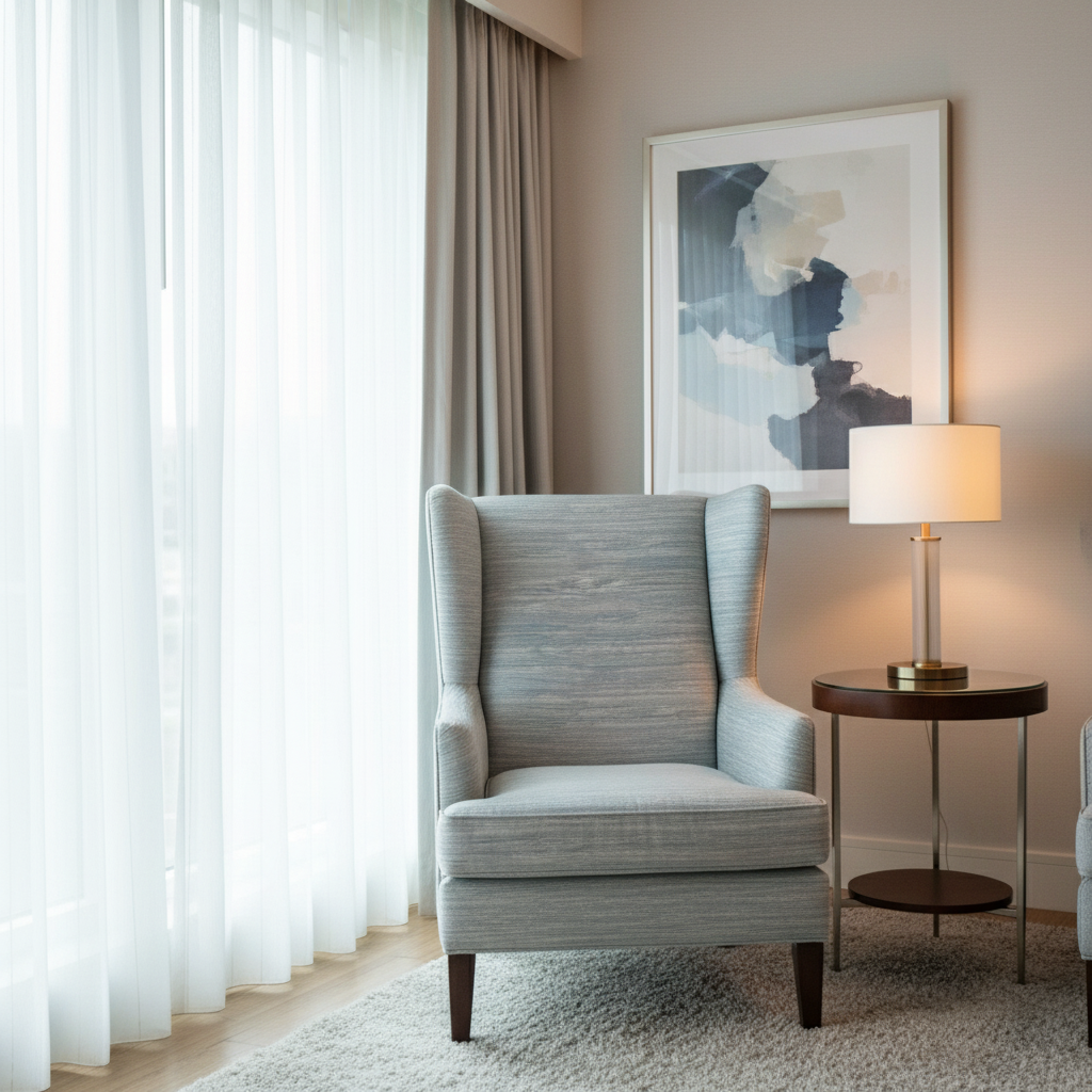 Pigeon Island - Comet Upholstered Chair | Architectural Fabrics