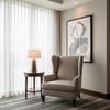 Red Hook - Salt Upholstered Chair | Architectural Fabrics