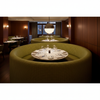 Analog - Olive Grove Etched Polyurethane Upholstered Banquette | Architectural Fabrics