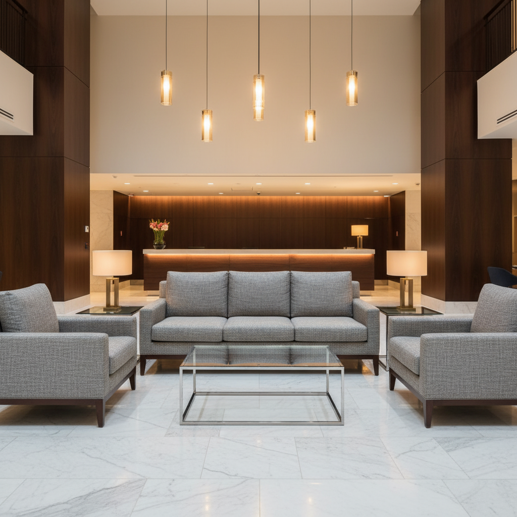 Tortola - Dusk Upholstered Sofa | Architectural Fabrics