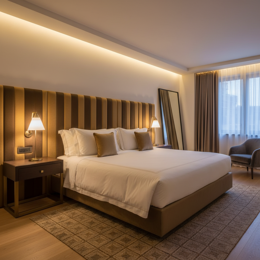 Rocky Mount Saffron Upholstered Headboard | Architectural Fabrics