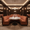 Bedford Umber Upholstered Banquette | Architectural Fabrics