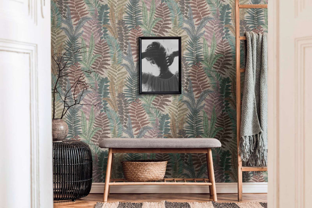 Famous Garden Beige Wallcovering | AS Creation