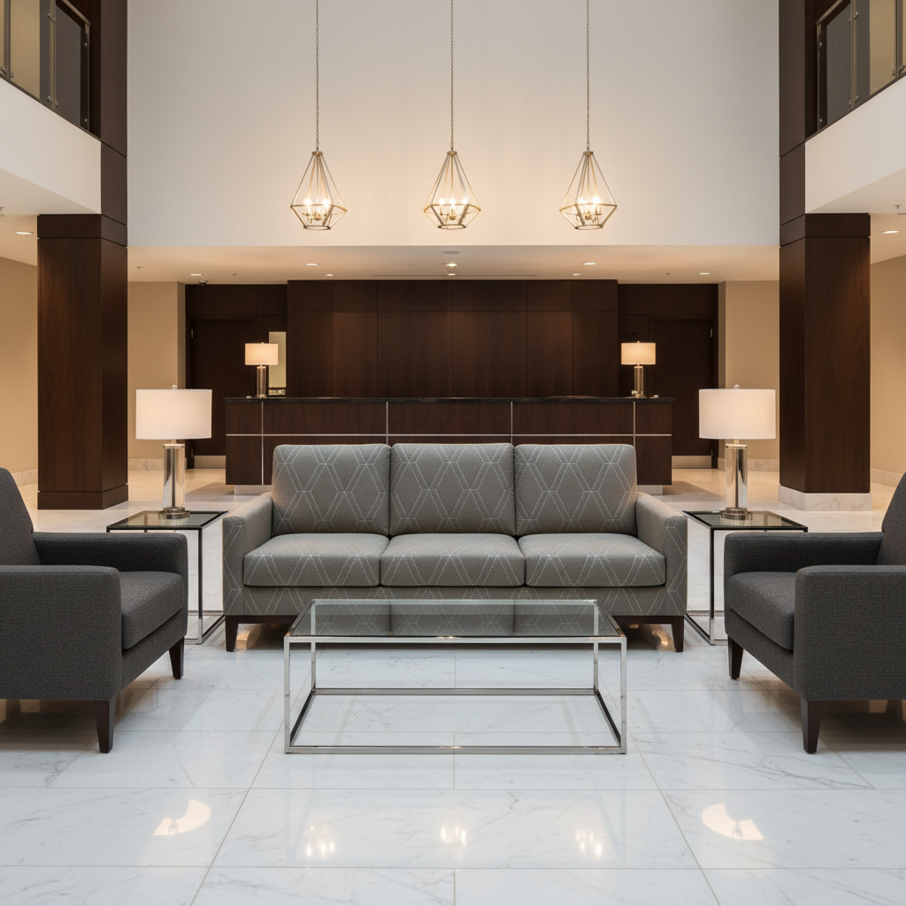 Stone Haven - Midnight Upholstered Sofa | Architectural Fabrics
