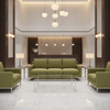 Aragon - Verdant Moss Performance Vinyl Upholstered Sofa | Architectural Fabrics